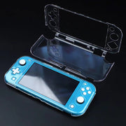 Nintendo Switch lite şəffaf kristal qutu korpus qoruyucu örtüyü hər şey daxil olan sərt qabıq parçalanmış, düşməyə qarşı yumşaq qabıq