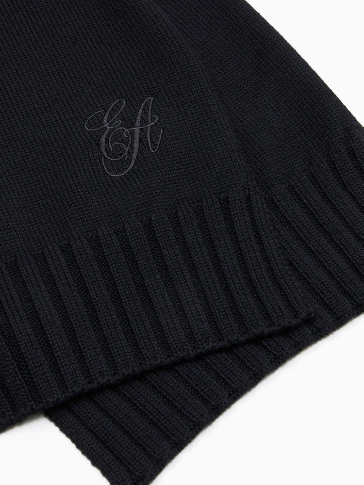 [New Year's gift] EMPORIO ARMANI Women's Wool Warm Scarf (New Winter Model)