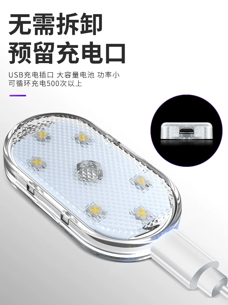 Naqilsiz avtomobillər üçün LED daxili işıqlandırma, sensorla aktivləşdirilən avtomatik baqaj işıqlandırması, oturacaqlar və oturacaqaltı havalandırma dəlikləri üçün ətraf işıqlandırma.