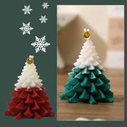 Christmas tree scented candle, holiday gift and home decorationChristmas