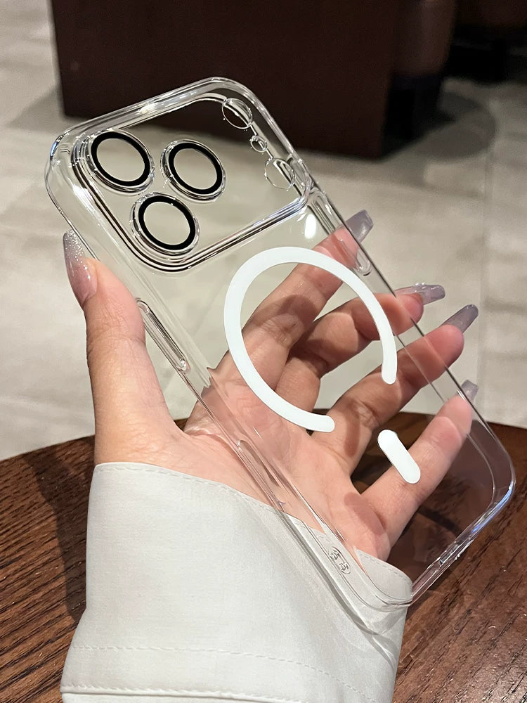 Rəsmi yeni maqnit emiş] İlk vanna otağı Apple 17 promax mobil telefon qutusu üçün uyğundur maqnit emiş iphone 17 şəffaf 16 lens filmi ilə 15 ultra nazik 14 kişi və qadınlar üçün qoruyucu örtük 13p yaşlı cütlük hər şey daxil