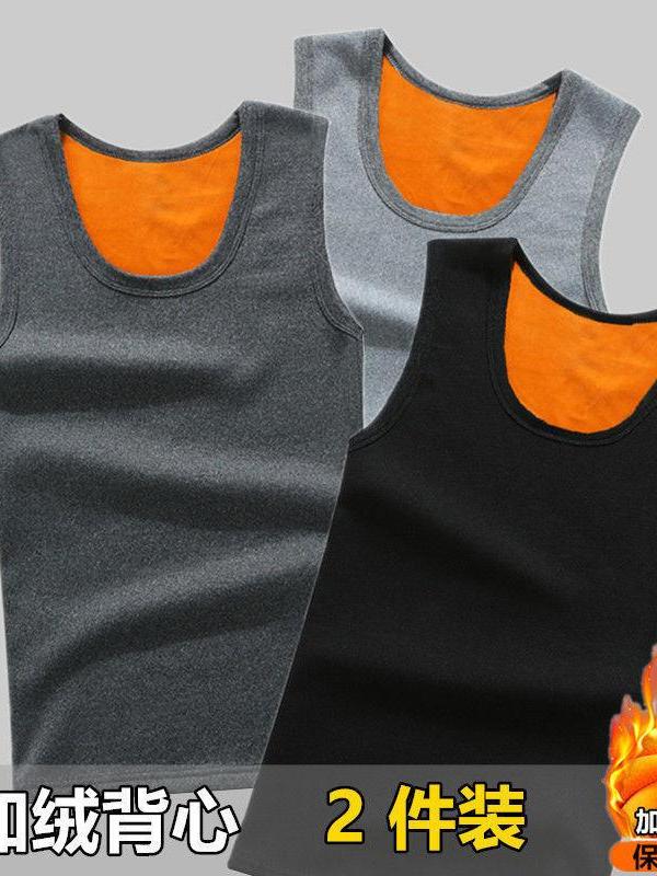 Kişilər üçün qış isti jileti, istilik verən, yun astarlı, qalınlaşdırılmış, kişi iç qatlı jilet, payız və qış üçün kişi jileti