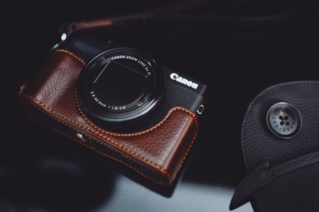 Canon G7XIII G5X2 kamera çantası yarım dəst G1X2 G7X2 G1X3 G7X3 baza dəri qutusu üçün uyğundur