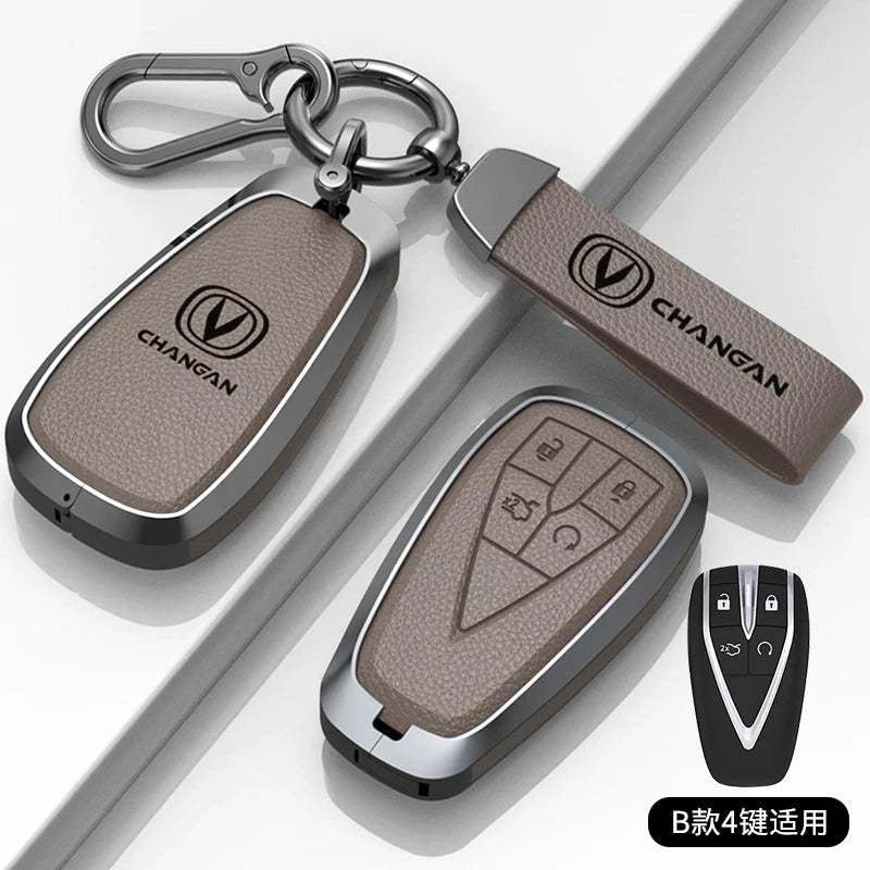 Chang'an açar örtüyü CS75/CS35/CS55/X5 PLUS Yidong Lumin/uniz/K/T Yida orijinal dəri çanta