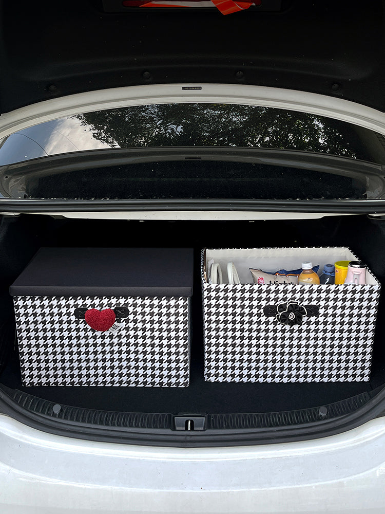 Avtomobil baqajı saxlama qutusu, qadınlar üçün çoxfunksiyalı və yüksək səviyyəli saxlama qutusu, avtomobil saxlama səbətləri üçün vacib bir əşyadır