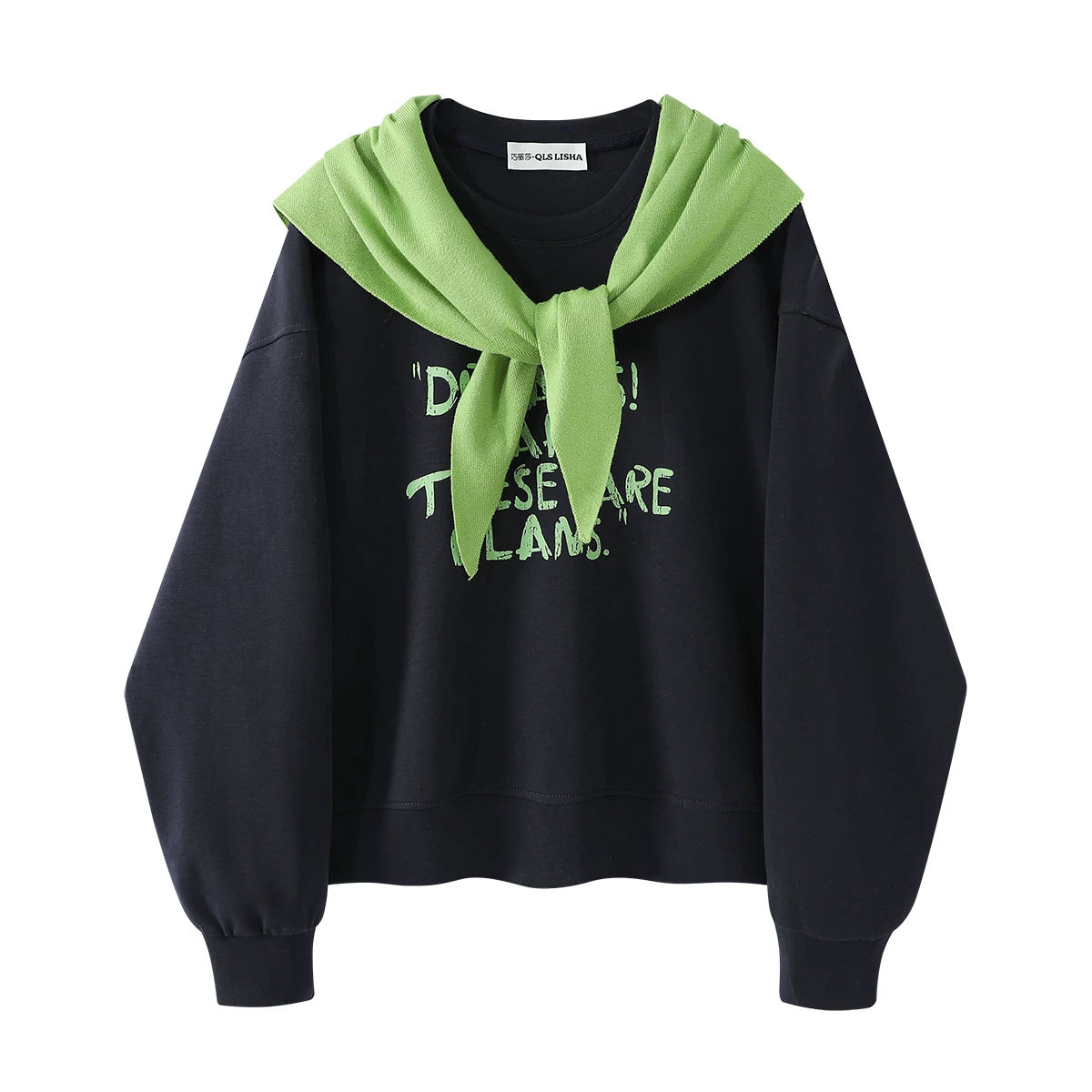 Cholisa-nın 2025-ci ilin payızı üçün mükəmməl olan özünəməxsus və super şirin sviteri, qadınlar üçün dəbli Koreya retro üslublu kapşonlu komanda yaxalı topdur.