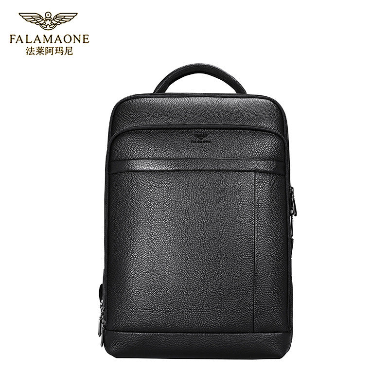 Fala Armani-nin yeni kişilər üçün orijinal dəri bel çantası, ofis noutbuk çantası, səyahət çantası, gənclər üçün dəbli çanta.