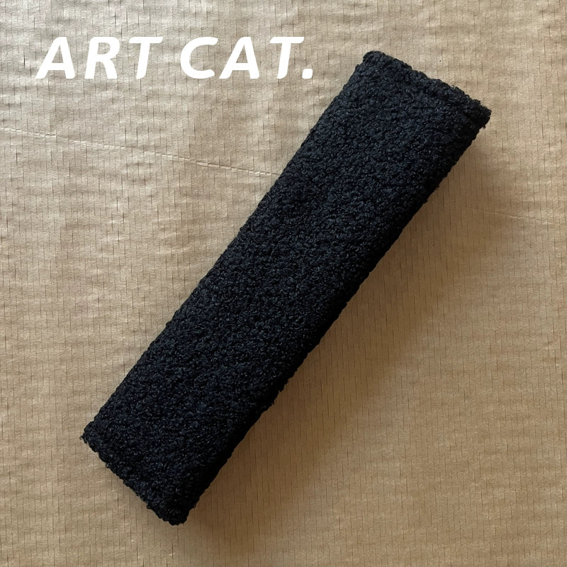 Art Cat Avtomobil Təhlükəsizlik Kəməri Çiyin Yastığı Qapağı Minimalist DIY Aşınmaya Qarşı Geyim Boğulmaya Qarşı Boyun Qoruyucu Qapaq Bütün İl Boyu Neytral