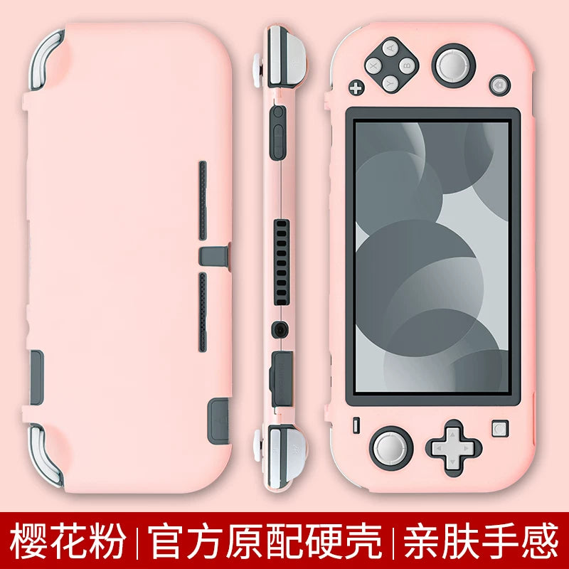 Youchengbang switch lite qoruyucu qabıq, Nintendo nsl üçün uyğun olan hərtərəfli əhatəli qabıq şəffaf sərt qabıq ns ultra nazik inteqrasiya olunmuş silikon tutacaq örtüyü oyun konsolu aksesuarlarının sahibi