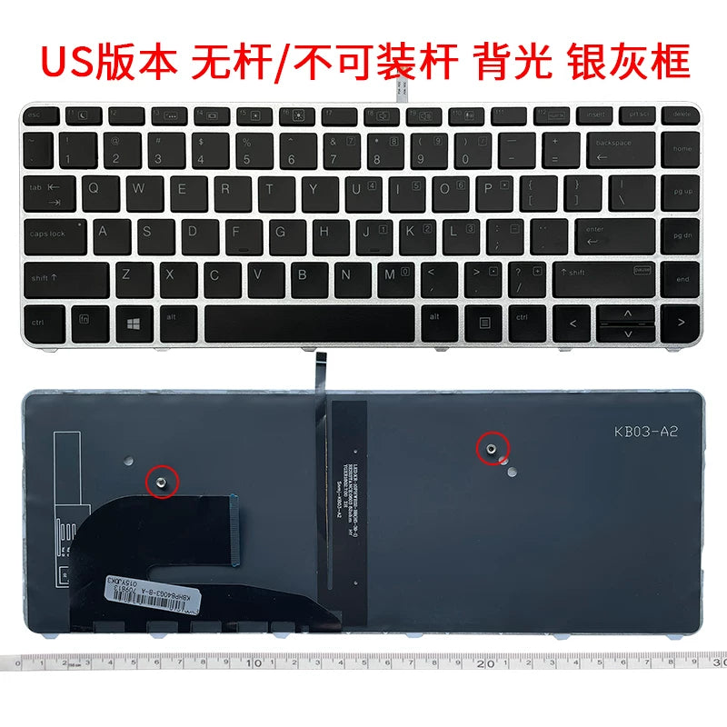 ZBOOK 14u G4 HP 840 848 745 G3/G4 840r klaviatura HSTNN-I33C-4 üçün uyğundur