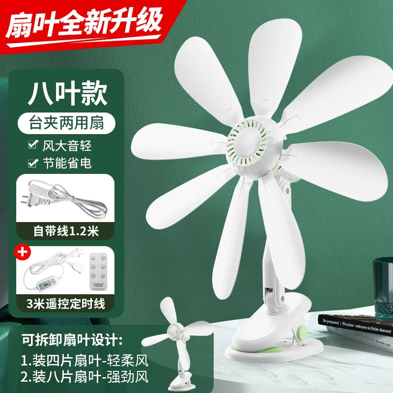 Yangzi kiçik böyük külək elektrik fanatı mini ofis masa üstü tələbə yataqxanası ev klipsli masa klipi fan 806