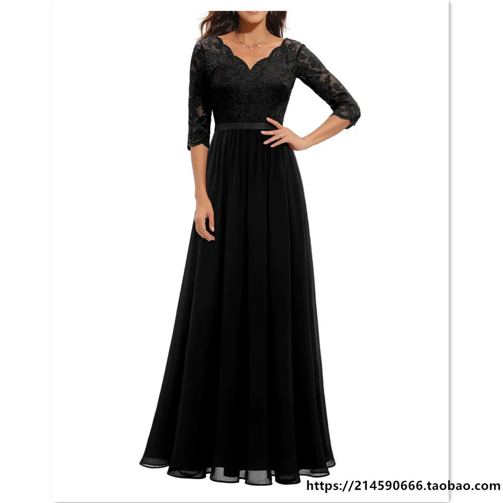 Şifon Donlar Qadınlar üçün Axşam Donu Toy Geyimi üçün Geyim