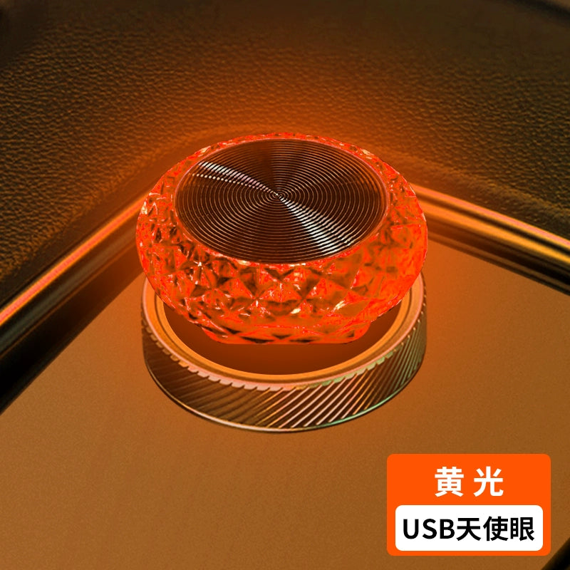 Avtomobil Atmosfer İşığı LED Dekorativ Avtomobil USB İnterfeysi Kiçik Gecə Lambası Rəngli Qradient Yanıp Sönən Yataq otağı Qonaq Otağı Kiçik Gecə Lambası