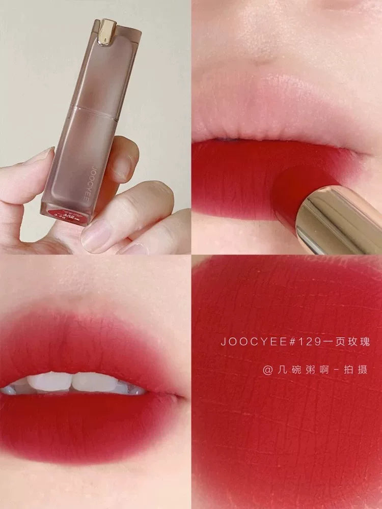 joocyee Fermentləşdirilmiş Kristal Jelly Dodaq Boyası 531 Pink Power Jiaose Christmas Apple Məhdud Buraxılış Payız/Qış Dodaq Parıldadıcısı 530