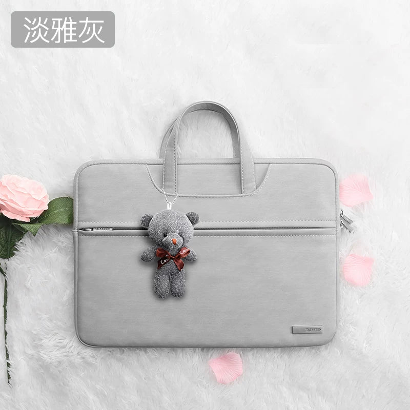 Noutbuk çantası 14 düym Apple macbook üçün uyğun Lenovo Xiaoxin air noutbuk qolu pro 15.6 düym Xiaomi Huawei matebook Dell 16 düym kişi və qadın 13.3 qoruyucu örtük
