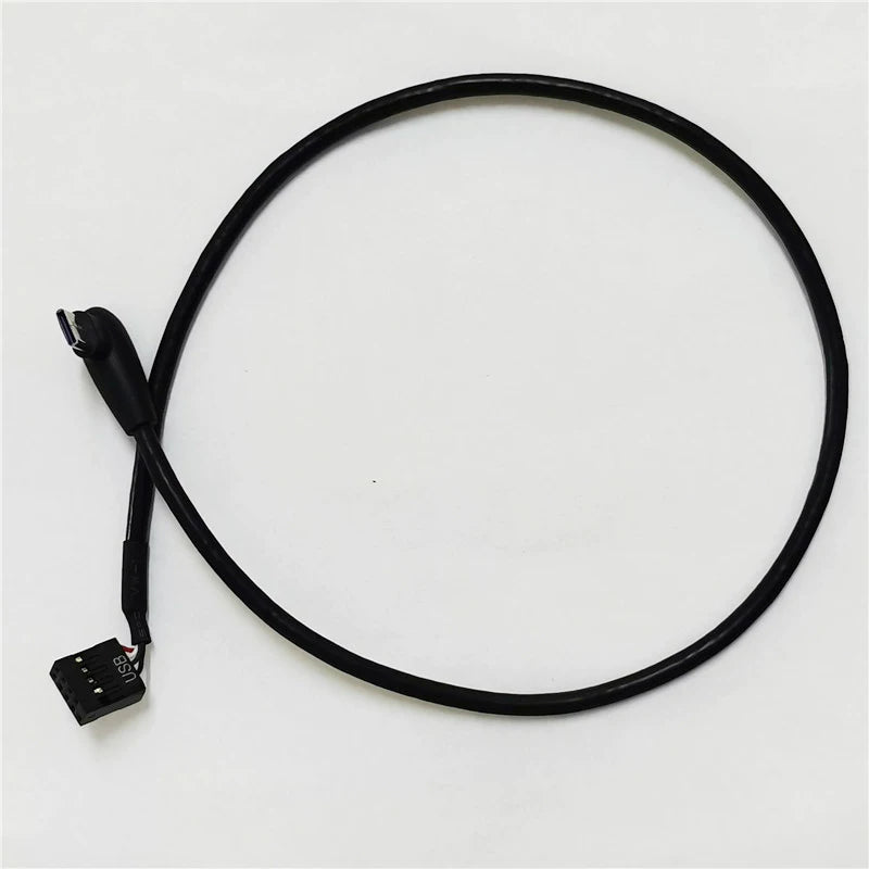 Kompüter anakartı 9 pinli USB kabel serial portu ikinci dərəcəli ekran quraşdırılmış şassi əlaqə kabeli DuPont 9PIN-dən C Tipinə məlumat kabeli