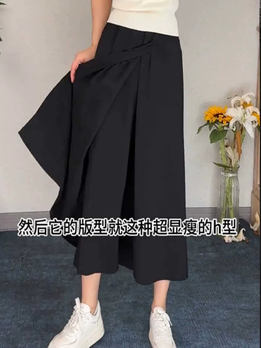 Qadınlar üçün böyük ölçülü yay mövsümündə çox satılan geniş, düz ayaqlı kulotlar, bir az kök qızlar üçün incə, yüksək belli, nəfəs alan A-xəttli gündəlik şalvar