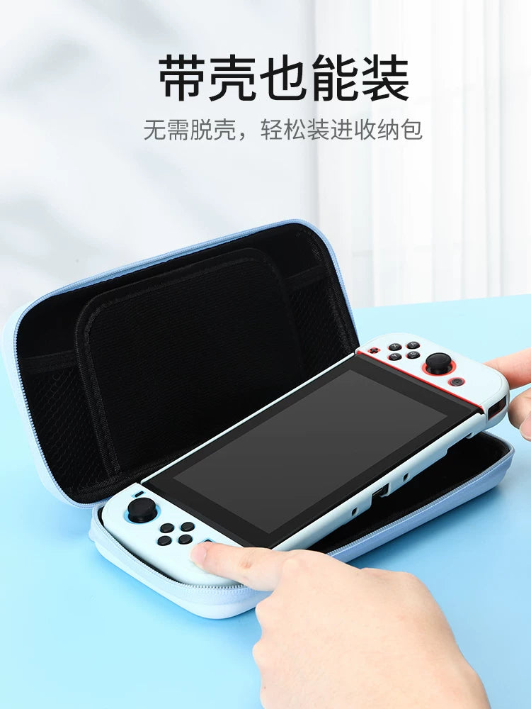 Youchengbang keçid saxlama çantası Nintendo ns2 qoruyucu qutu, sevimli pişik pəncəsi 2 nəsil oyun qutusu, ikinci nəsil ana qutu, şəhərətrafı sərt çanta qutusu, portativ böyük tutumlu lite aksesuarların tam dəsti üçün uyğundur