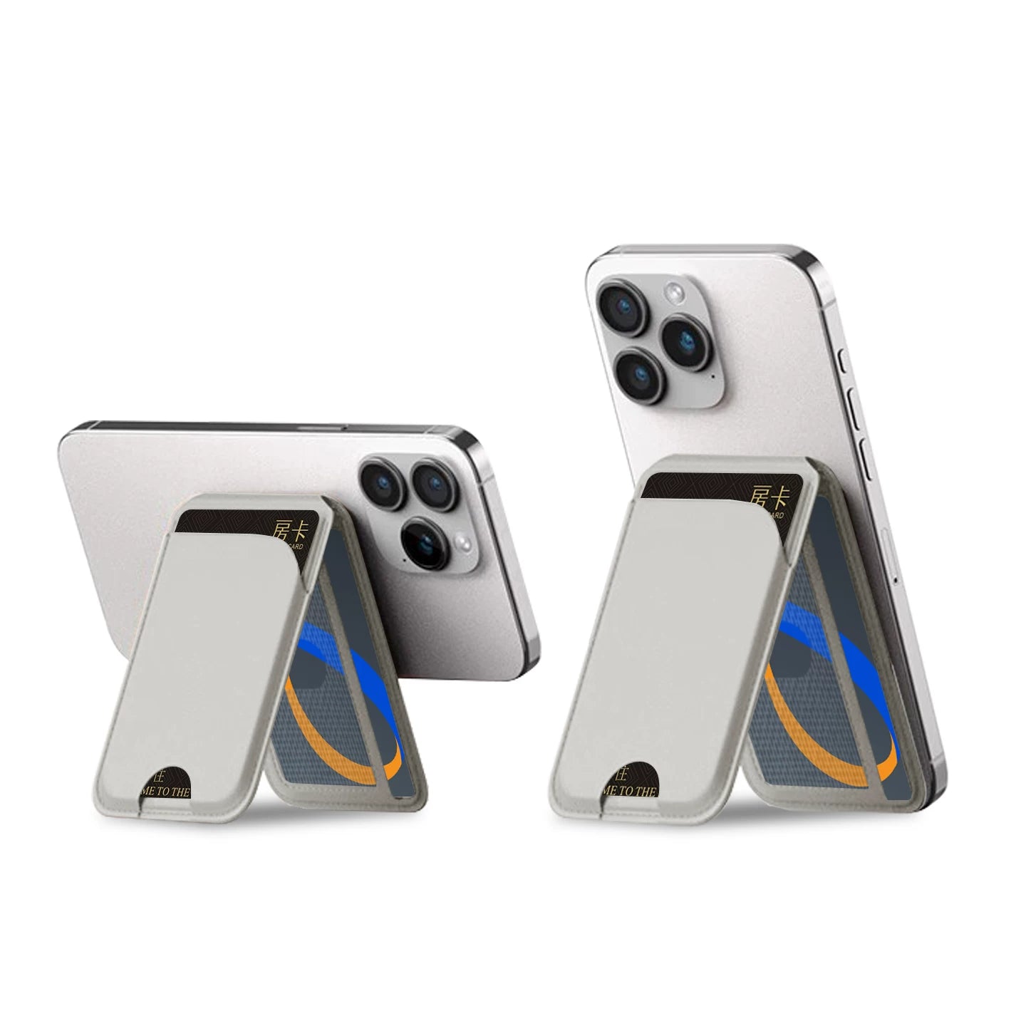 2025 Yeni Magsafe Kart Tutucu Maqnit Telefon Stendi Masaüstü Qatlanan Portativ Arxa Etiket Çoxfunksiyalı Aksesuar