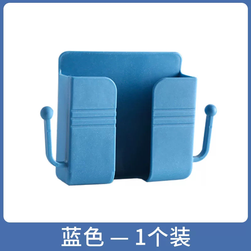 Dəzgahsız divara quraşdırılmış telefon şarj stendi, yapışqanlı pult saxlama qutusu, yataq kənarındakı tənbəl telefon tutacağı