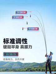 Yunxiufeng balıqçı çubuğu 19 tənzimlənən qısa hissəli balıqçı çubuğu 28 tənzimlənən əl çubuğu karbon ultra yüngül ultra sərt sazan çubuğu crucian sazan çubuğu