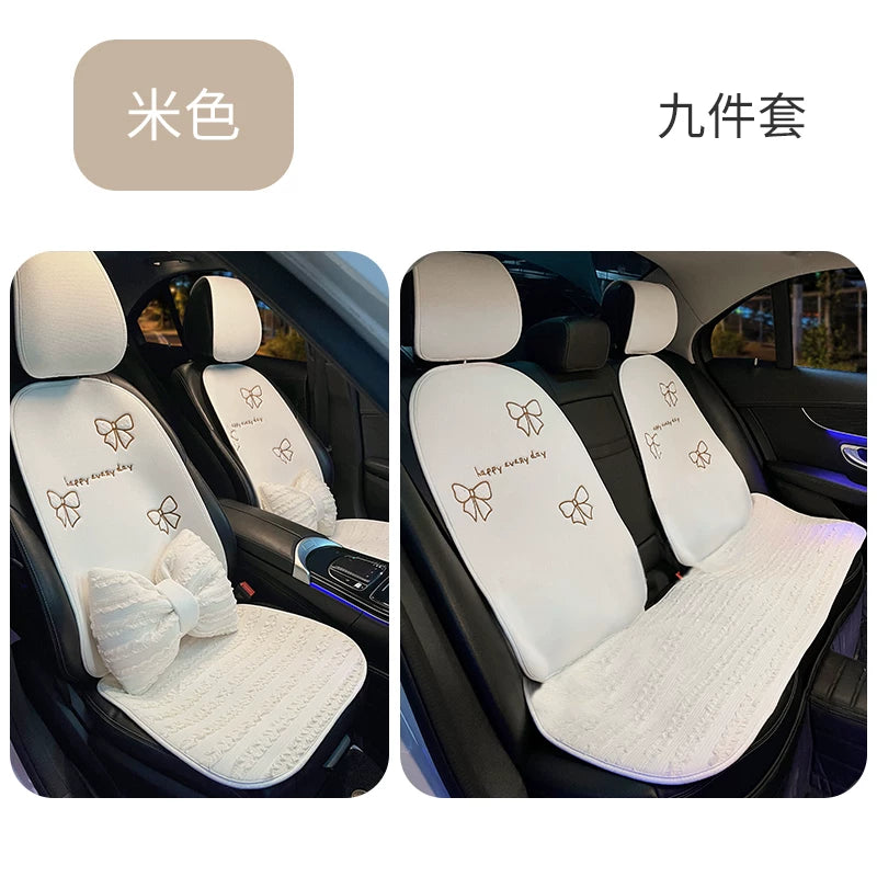 Bütün fəsillər üçün uyğun olan kətan avtomobil oturacaq yastıqları, Chanel-dən ilhamlanmış üslubda, BYD, ORA, Mercedes-Benz və BMW oturacaq üzlükləri üçün idealdır.