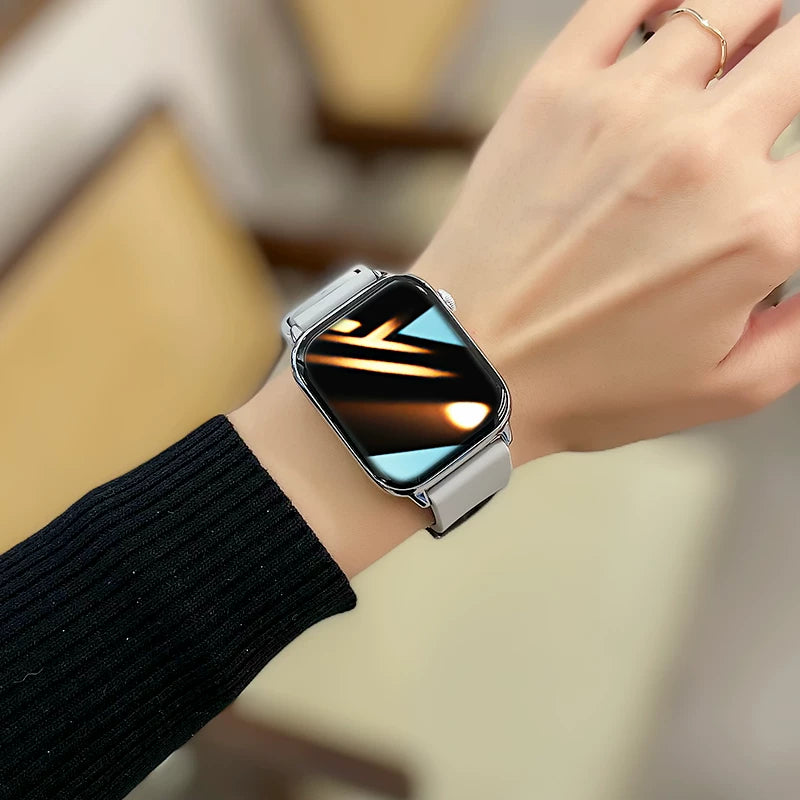 2026 Yeni Ağıllı Saat Xanımlar üçün Bluetooth Telefonu Çoxfunksiyalı Ödəniş Ürək dərəcəsinə Nəzarət Yuxu Məşq Qolbağı