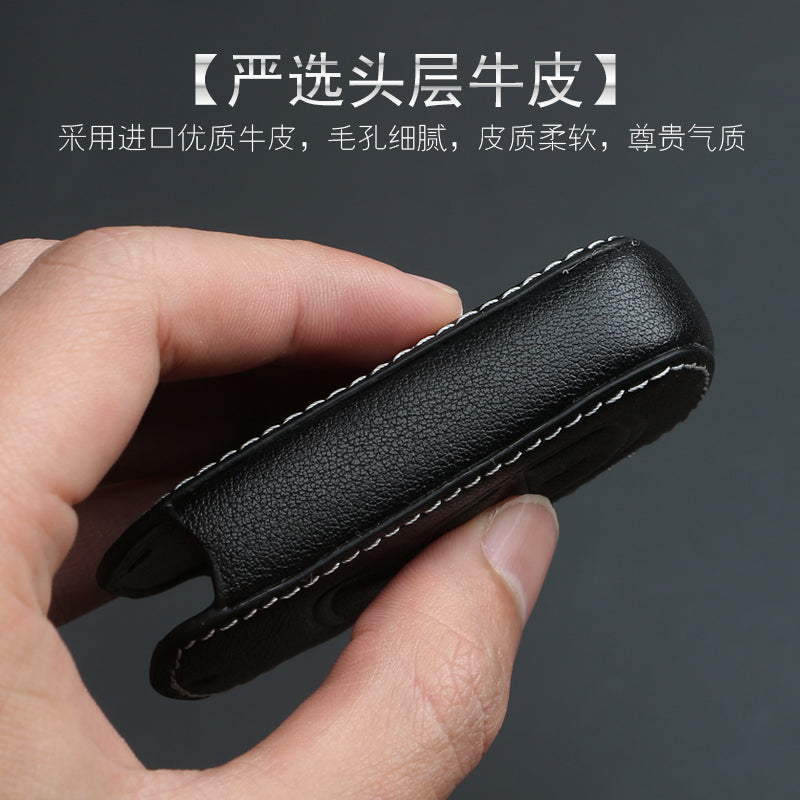 Beijing Hyundai Reina key cover 2017-19 model key ring leather case remote control Reina car key bag buckle shell