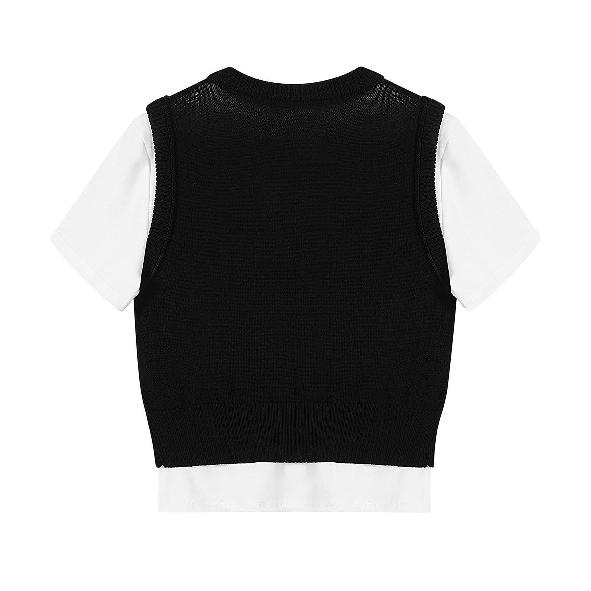 Qiao Lisa-nın tam OOTD geyimi tamamilə möhtəşəmdir! Qadınlar üçün V-yaxalı jilet, qısaqol köynək dəsti, iki hissəli yay dəsti.