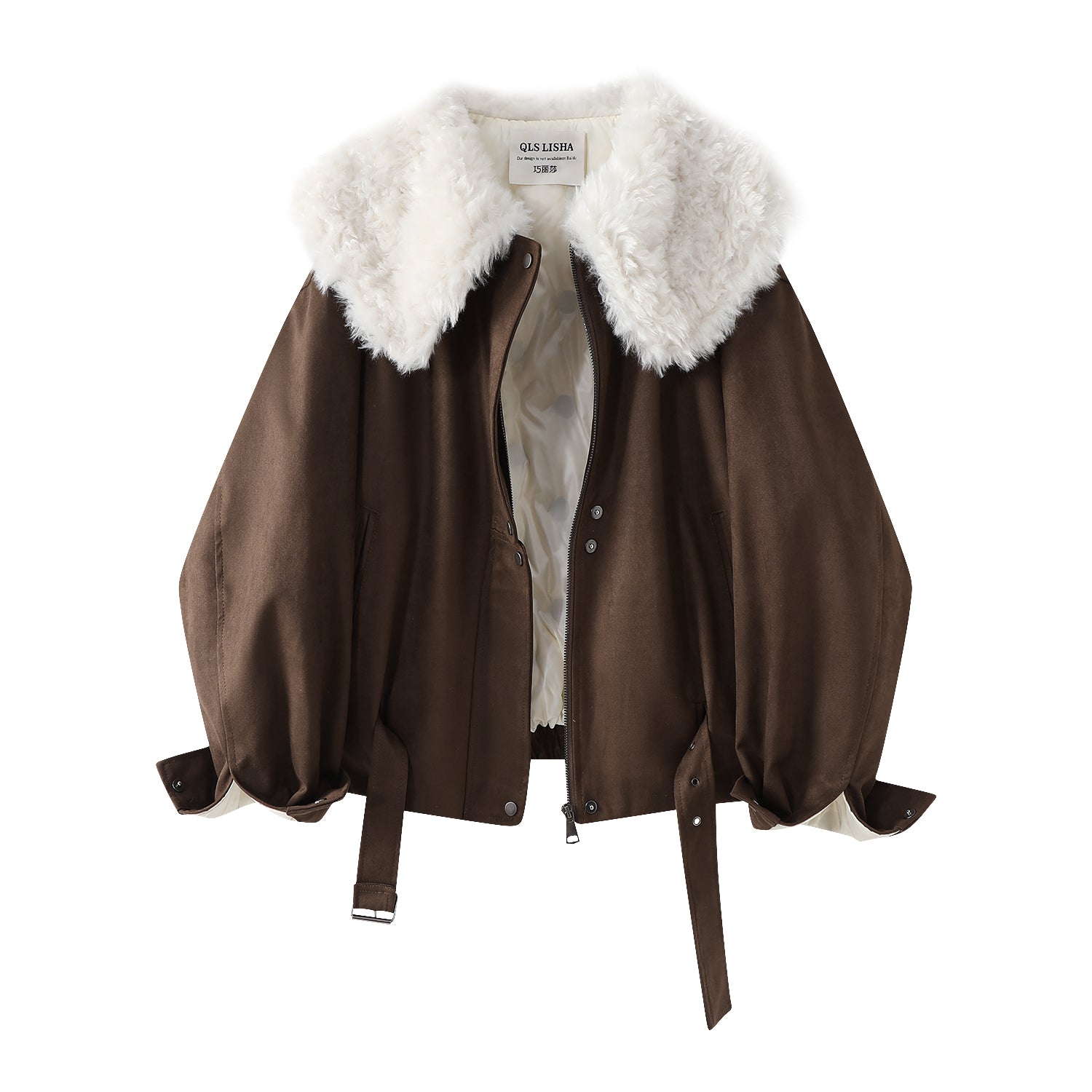 Cholisa Zamşa İsti Gündəlik Qalın Gödəkçə 2026 Yeni Stil Ağ Ördək Aşağı Gödəkçə Qadınlar üçün Qış