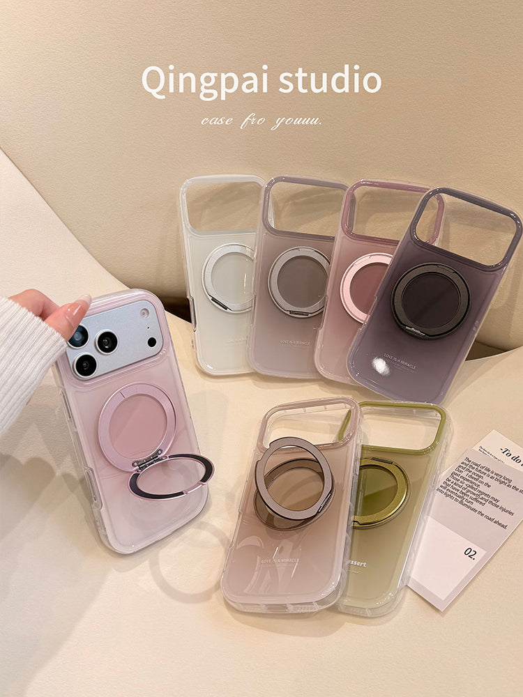 Yüngül üslubda ins Koreya üslubunda yüksək səviyyəli halo boyama qradiyenti bərk rəngli dayaq qabığı Apple 17promax mobil telefon qutusu iphone16pro yeni 15 qadın modeli 14 niş sadə 13 hər şey daxil sərt qabıq