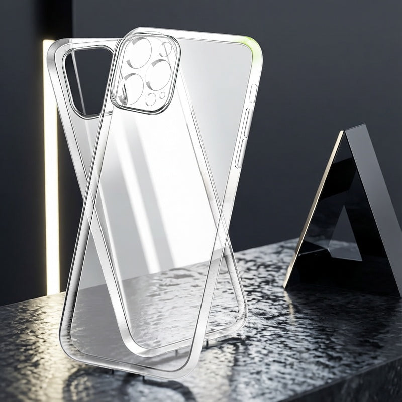 iPhone17 Air 16 15 pro promax 13 cib telefonu qabı 11 şəffaf qutu 12 Pro silikon yumşaq qutu Max düşməyə qarşı Apple 14max qoruyucu qutu sadə və sarıya çevrilmək asan deyil