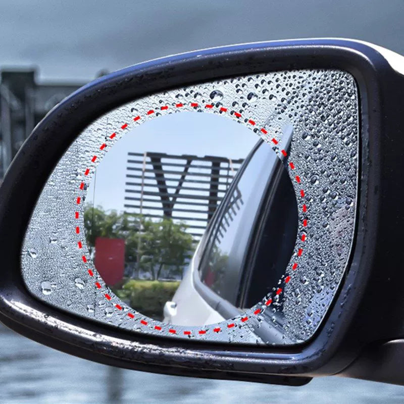 Arxa Görünüş Güzgüsü Yağış keçirməz Film Arxa Görünüş Güzgüsü Yansıtıcı Avtomobil üçün fantastik məhsul Yağış suyuna davamlı duman əleyhinə şüşə pəncərə Yağışlı gün filmi