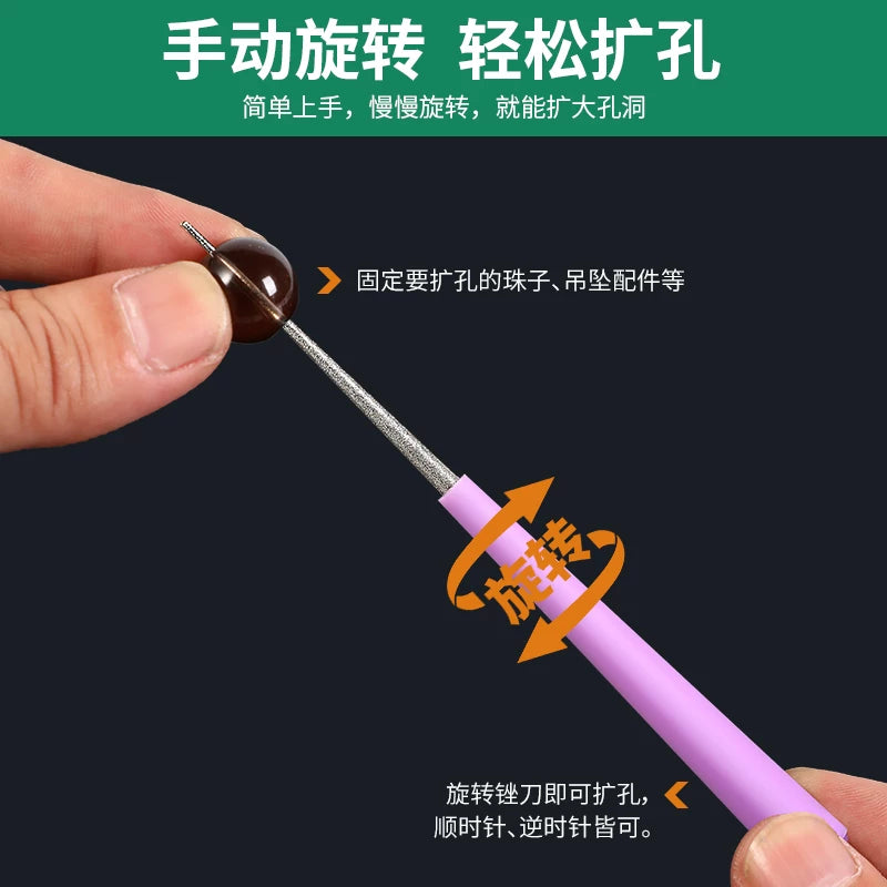 Wenwan manual reaming iynə mirvari jade jade muncuq arı mumu zümrüd zımbalama qazma əl qazma alət artefakt