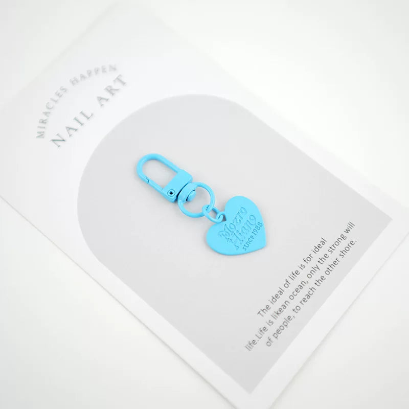 Ürək formalı kulon, konfet rəngli şarf, AirPods metal açar zənciri, Koreya hərfli qulaqcıqlar, çantalar üçün ürək formalı aksessuarlar.