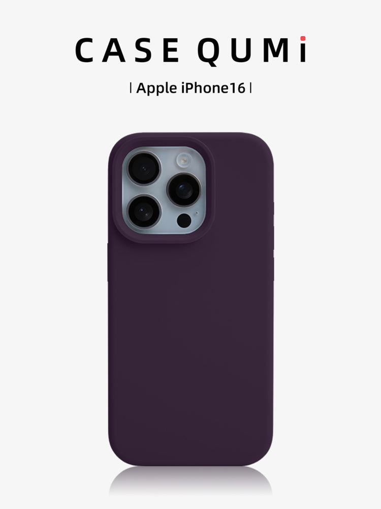 Bənövşəyi Tang rəngli iri dəlikli maye silikon Apple 17 mobil telefon qutusu üçün uyğun yeni iphone17 dəsti Apple 17promax hər şey daxil Hava düşmə əleyhinə 16 silikon 15plus qabıq 14 sadə 13 partlayıcı 12