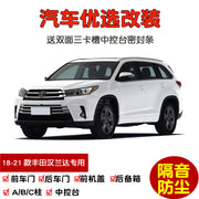Special car sealing strips, door soundproofing strips, dust insulation and modification for 2018-2021 Toyota Highlander.