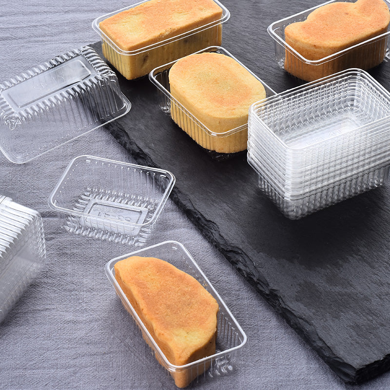 Ananas xəmiri alt nimçəsi Ananaslı ay tortu qabı Qida qablaşdırma çantası Biskvit çantası Birdəfəlik istifadə olunan şəffaf PET plastik daxili nimçə