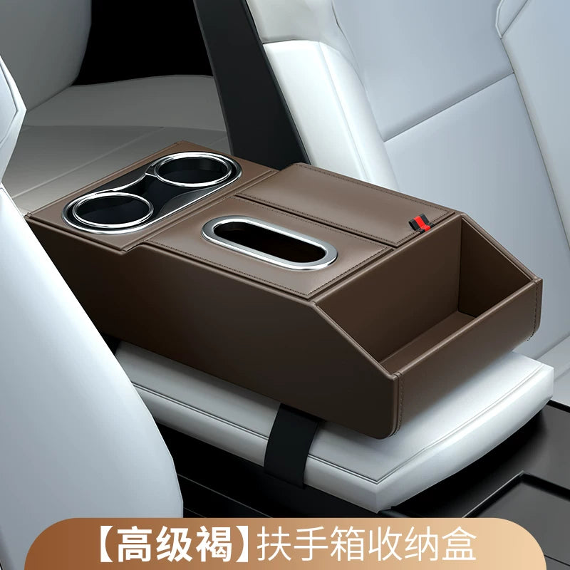 Multifunctional passenger side storage box compatible with Audi A6, A6L, A4, A4L, Q5, LQ5, Q2, A4, Q7, Q8