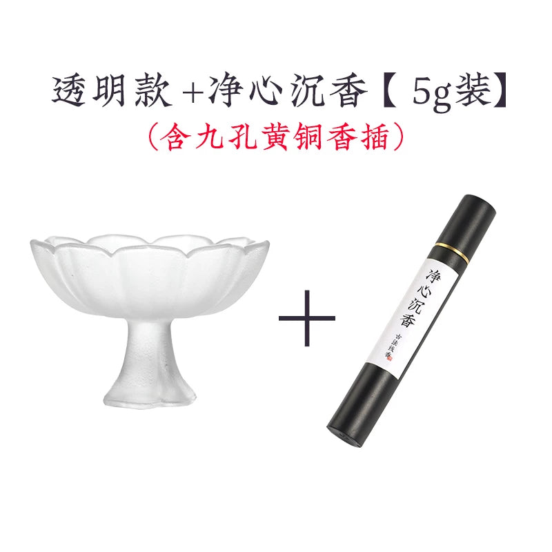 Çin üslublu Zen üslublu şirli lotus buxur yandırıcı, səndəl ağacı buxur tutacağı, xətt buxur bazası, evdə qapalı aromaterapiya brülörü