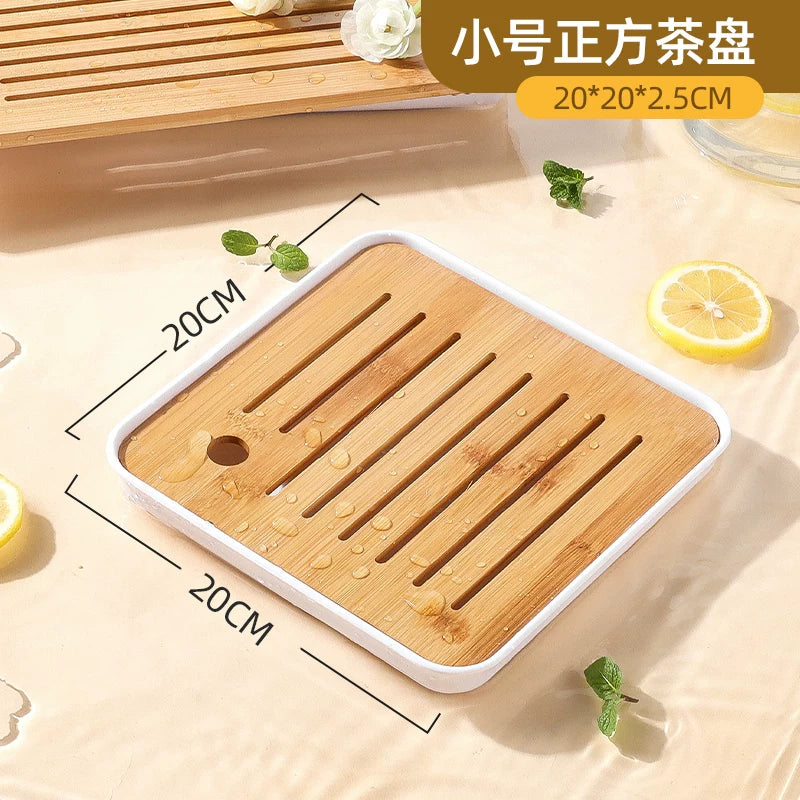 Kawashimaya Yapon çay nimçəsi 2026 yeni məişət kiçik bir nəfərlik çay dəniz çay süfrəsi çay fincanı çay dəsti qabı drenaj qabı