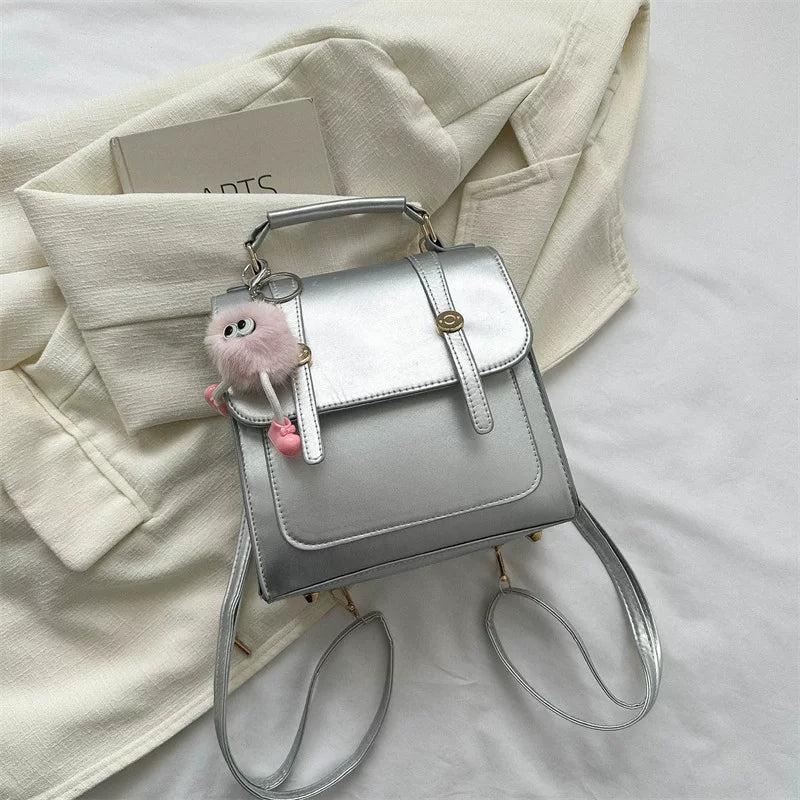 2023 New British Retro Style Women's Waist Bag, Handbag/Shoulder Bag, Multifunctional Bag for Students, Commuting and Study.