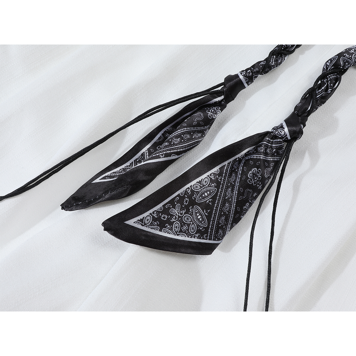 Cholisa çox yönlü ağ qadın pərdəli gündəlik şalvar, 2025 yeni erkən payız yüksək belli, boş, enli şalvar