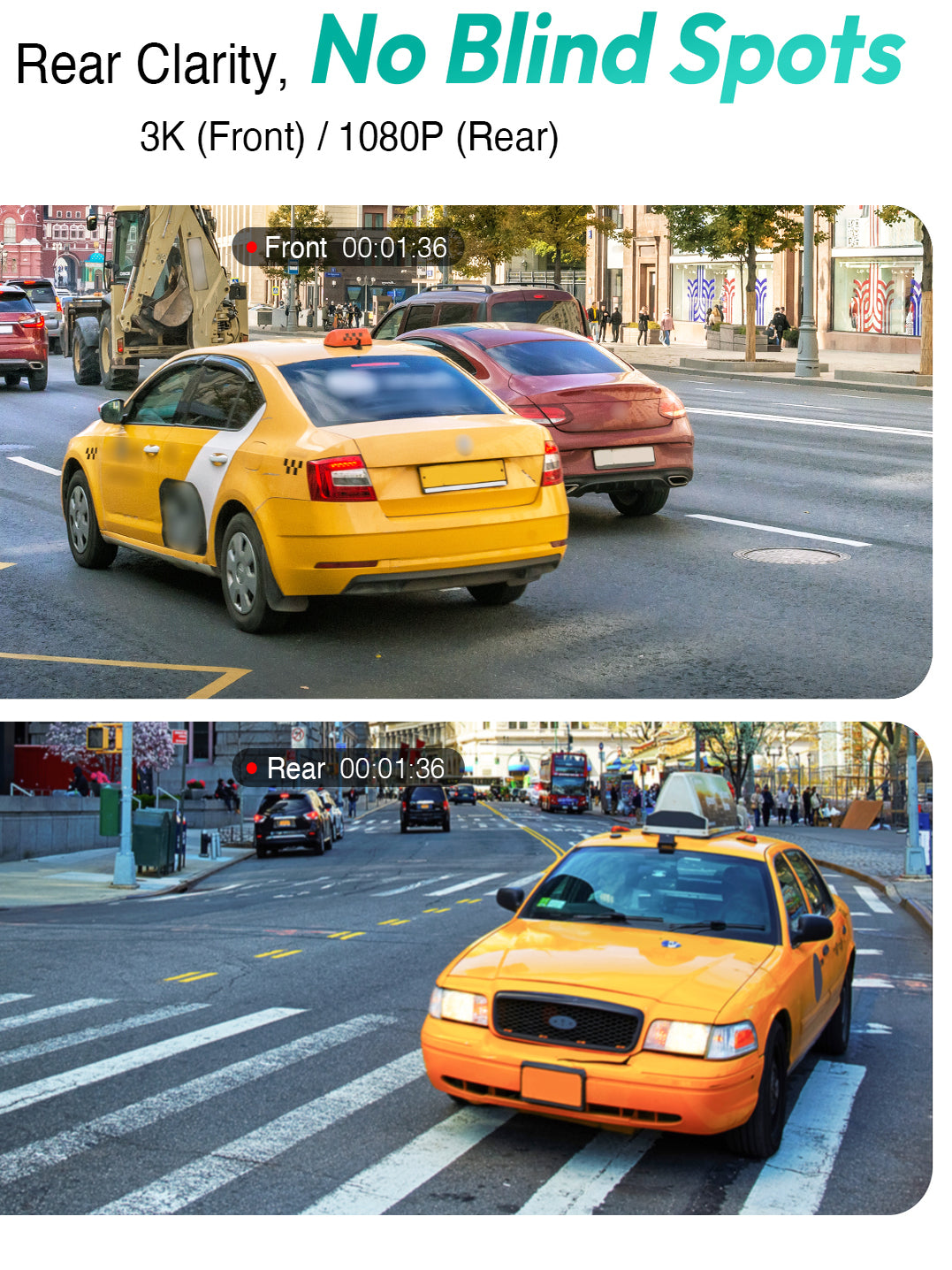 360 DVR G500H Pro-nun xarici versiyası sürücü yorğunluğu barədə xəbərdarlıq və quraşdırılmış GPS izləmə sisteminə malikdir.