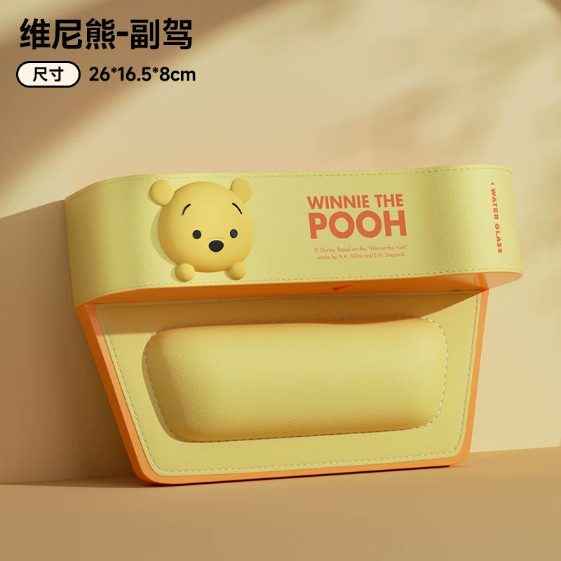 Spaces between seats, essential car accessories, Disney car storage box for passenger seat.