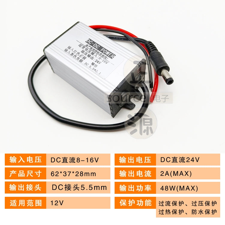 48v36v24v-dən gərginlik tənzimləyicisi 24V avtomobilin DC enerji təchizatı transformatoru 12V gücləndirici 24V gücləndirici modul