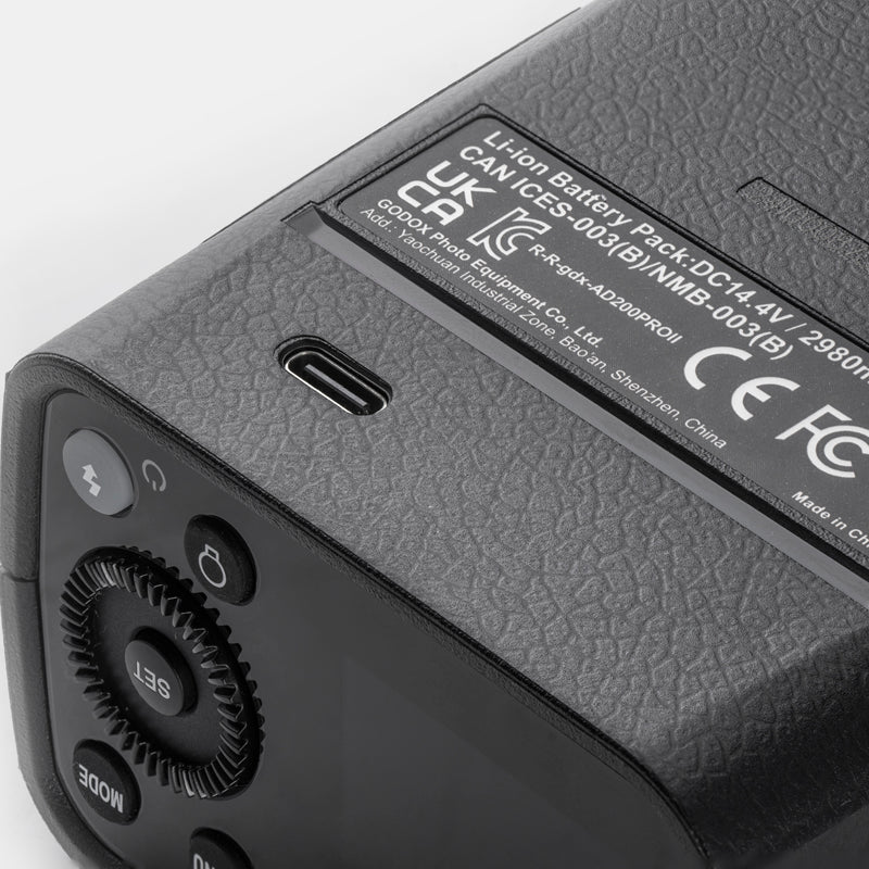 Meibentang Godox AD200Pro ikinci nəsil flaş cib işığı qoruyucu film stiker 3M üçün uyğundur