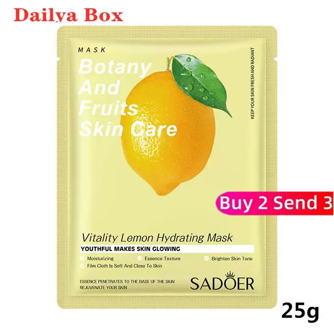 10 ədəd Bitki Üz Maskası Gözəllik Dəri Baxımı Üz Maskaları Kosmetika