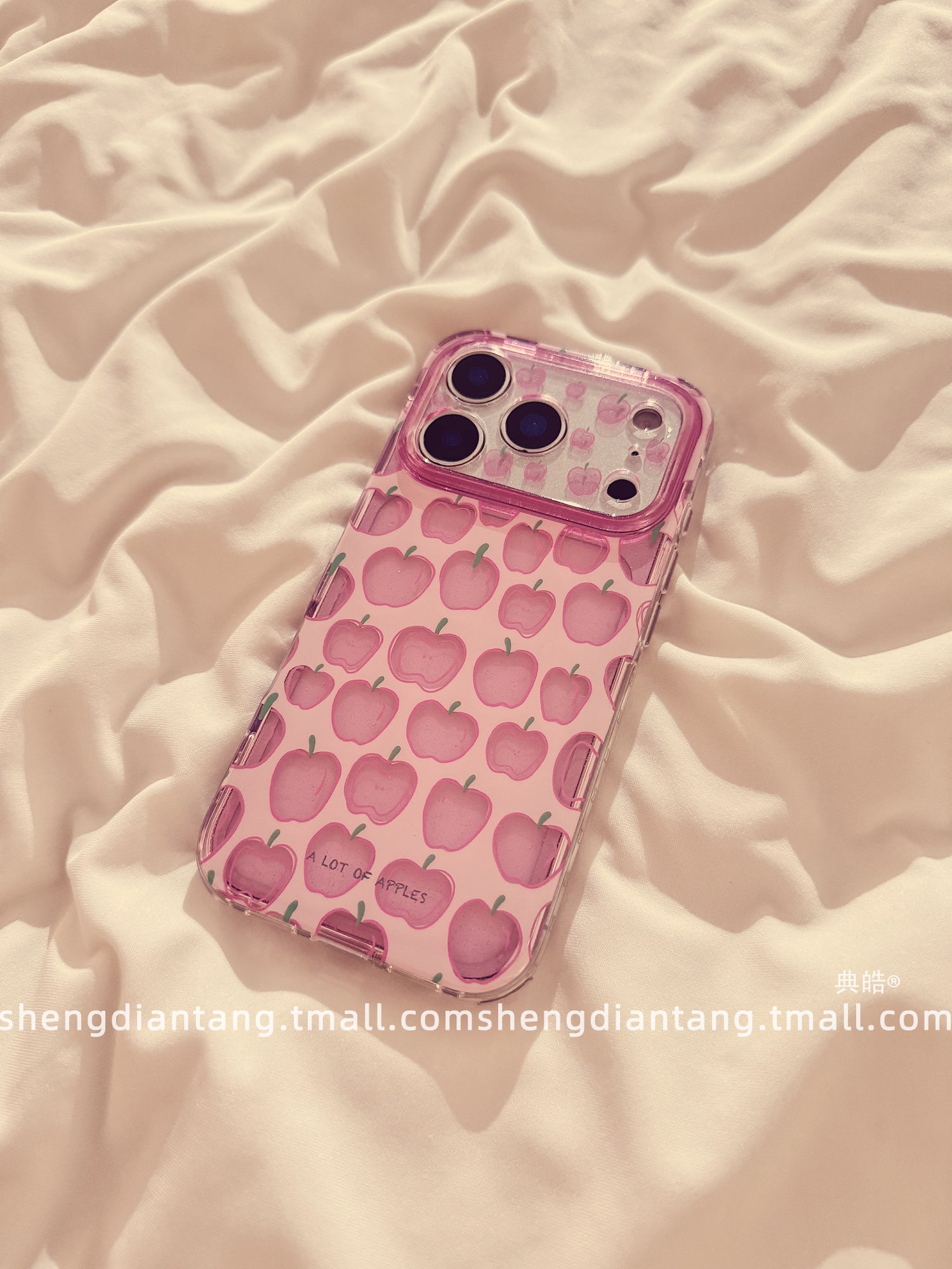 Niş ikiqat çəhrayı Apple Apple 17ProMax cib telefonu üçün qab iphone17 yeni 16pro girl 15 kreativ 14 qabaqcıl qadın modeli 16promax yumşaq silikon qoruyucu örtük zənciri