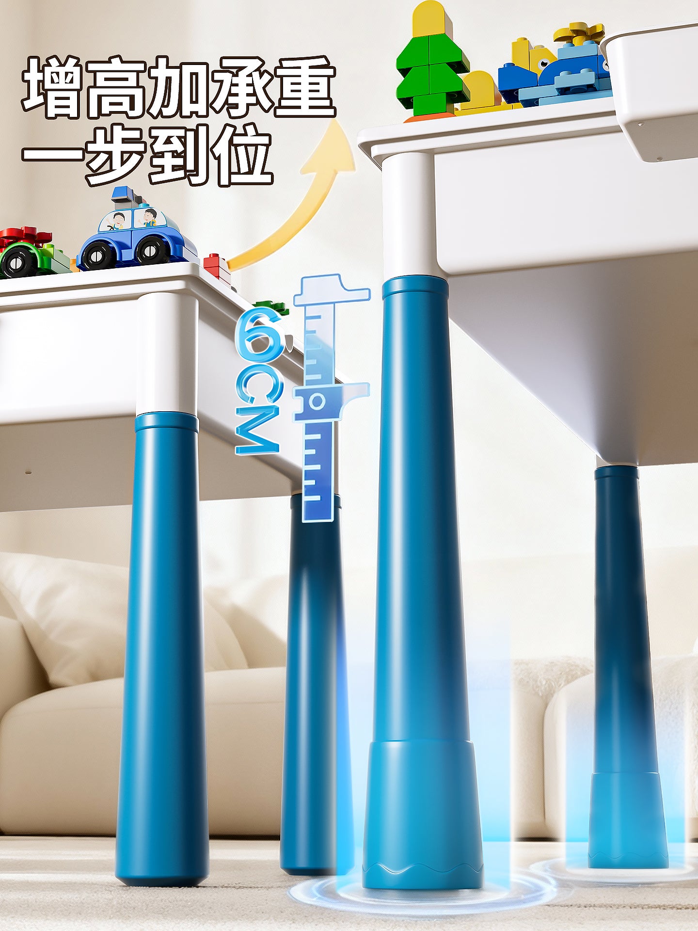 Uşaq tikinti bloklarından ibarət masa, oğlanlar, qızlar, körpələr və körpələr üçün, təhsil, 6 yaşlı uşaqlar üçün çoxfunksiyalı, böyük hissəciklərdən ibarət, yığma dəsti.